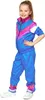 80er-Kostüm für Kinder Jogginganzug blau-pink - 116 (5-6 Produktbild-Vorschau 3