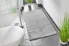 andiamo Badematte Florida grau Set 40 x 60 cm + 60 x 100 cm Produktbild-Vorschau 3