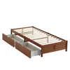 Hochbett mit Schreibtisch, Lattenrost, Regal, LED, Produktbild-Vorschau 7