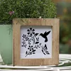 Lot de 80 pochoirs, 7,2 x 7,2 cm, pochoirs de peinture Voir les images du produit 9