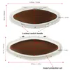 Two views of an oval porthole with dimensions and labels indicating features. Anteprima dell’immagine prodotto