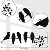 Metall-Vogel-Wandkunst, Vögel auf dem Ast, Wanddekoration Produktbild-Vorschau 2