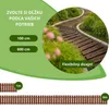 be4nature drevený záhradný chodník 30 x 600 cm tmavohnedý – Náhľad obrázku produktu 4