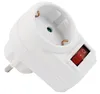 Steckdosenadapter McPower mit Schalter, 230V/3500W, Produktbild-Vorschau 2