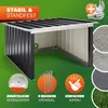 GARDEBRUK® Mähroboter Garage Metall Wetterbeständig Produktbild-Vorschau 5