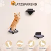 Kletterwand Katzen aus Birkenholz | 3er-Set Katzentreppen Produktbild-Vorschau 5
