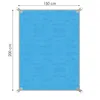 Strandmatte große Stranddecke Sandfrei 150 x 200 cm Produktbild-Vorschau 7