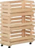 vidaXL Vozík na zeleninu 57x30x80 cm borovicový masiv Náhled obrázku produktu 8