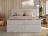 MKS MEBLE Boxspringbett 160x200 Hellgrau Cord, Produktbild-Vorschau 4