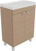 A bathroom vanity cabinet with a sink on top, shown from a three-quarter angle. Náhled obrázku produktu