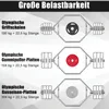 COSTWAY Trap Bar, 142 cm halterstang met 2 veersluitingen Productafbeelding-voorbeeld 5