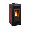 Luft- Pelletofen Anita 11,6 kW Sannover bordeaux Produktbild-Vorschau 2