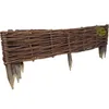 Weide Garten Palisade 100x20cm Satz von 5 Stück. Weidenzaun Produktbild-Vorschau 5