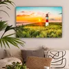 Leinwand Bilder 90x60 cm - Leuchtturm - Natur - Sonne - Produktbild-Vorschau 2