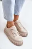 Ocieplane Sneakersy Damskie Big Star MM274618 Beżowe 41 Podgląd zdjęcia produktu 6
