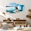 Bild auf Leinwand - Leinwandbild - Surfen Surfer Ozean Produktbild-Vorschau 7