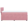 Boxspringbett mit Matratze Rosa 100x200 cm Samt Produktbild-Vorschau 9