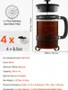 SucceBuy French Press Kaffeemaschine, 1 L Kaffeepresse aus Produktbild-Vorschau 7