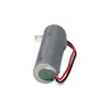 A single battery cell with wires and a connector, isolated on a white background. Produktbild-Vorschau