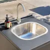 sweeek - Außenküche aus Stahl mit Spüle und 1 Tür B 60 cm - Produktbild-Vorschau 4