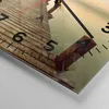 Wanduhr - Quadrat - Glasuhr - Brücke See - 30x30cm - Produktbild-Vorschau 5