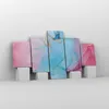 Bild auf Leinwand - Leinwandbild - 5 Teile - Marmor Rosa Produktbild-Vorschau 4