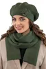Vivisence damen baskenmütze eleganter wintermütze und schal Produktbild-Vorschau 1