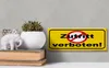 Holzschild  Hinweis Zutritt verboten, 27 x 10 cm, Produktbild-Vorschau 2