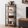 home24 Regal - 3 Fächer - Akazie Massiv / Metall Produktbild-Vorschau 5