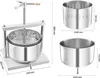 SucceBuy Manuelle Obst Wein Presse, 3,17 Gal/12L Edelstahl Produktbild-Vorschau 7