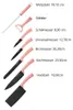 8 tlg Messerset Kochmesser Messerständer drehbar Pink Produktbild-Vorschau 3