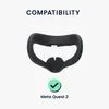 kwmobile VR Silikon Maske kompatibel mit Meta Quest 2 Face Produktbild-Vorschau 2