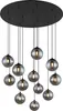 GLOBO Lighting Deckenleuchte RIHA DH 62x93 cm schwarz Produktbild-Vorschau 2