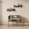 Bureau Livinity Mailo Cachemire/Artisan 97x80cm, Model Voir les images du produit 2