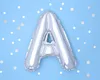 Folienballon A silber 35cm Produktbild-Vorschau 4