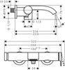 hansgrohe Badewannenarmatur VIVENIS chrom 75420000 Produktbild-Vorschau 3