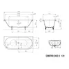 KALDEWEI Badewanne CENTRO DUO 2 manhattan Produktbild-Vorschau 3