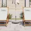 vidaXL Sonnenschirmständer Granit 30 kg Rund Grau Produktbild-Vorschau 2