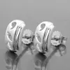 Ohrstecker Ohrring 9x5mm durchbrochen matt glänzend mit Produktbild-Vorschau 3