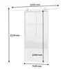 inova Loft-Glasschiebetür 1025 x 2200 mm, 6 Felder Produktbild-Vorschau 2