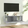 vidaXL TV-Schrank Betongrau 100x30x30 cm Holzwerkstoff Produktbild-Vorschau 3