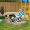 Outsunny zandbak, 154 x 80 x 60 cm, houten zandbak voor Productafbeelding-voorbeeld 2