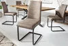 Industrial Freischwinger Stuhl APARTMENT antik taupe mit Produktbild-Vorschau 2