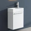 doporro Badmöbelset Waschbecken-Unterschrank für Gäste-WC Produktbild-Vorschau 1
