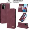 Redmi Note 10 Hülle, LaimTop Retro Kunstledertasche Produktbild-Vorschau 1