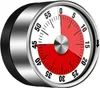 INF Magnetischer mechanischer Küchentimer Silber Produktbild-Vorschau 1