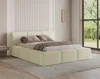 Chilly Polsterbett Como Beige Bouclé-Stoff 180x200 cm mit Produktbild-Vorschau 1