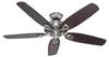 Deckenventilator mit Zugkette Builder Elite 132 cm Nickel Produktbild-Vorschau 6