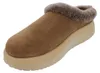 Joya Clog Riga Brown II JY143A, Velourleder, Warmfutter, Produktbild-Vorschau 4