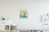 MuchoWow® Textilposter Bunte Ostereier auf einem Ostertisch Produktbild-Vorschau 2